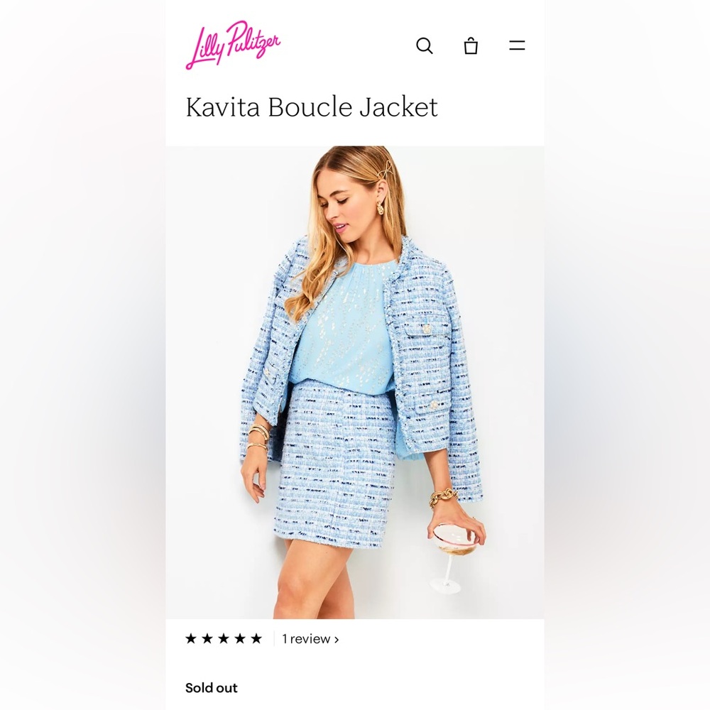 Lilly Pulitzer Kavita Boucle Jacket